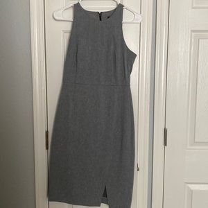 Banana republic grey dress form fitting